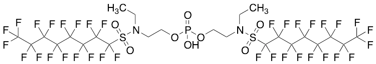 N-Ethyl-N-(2-hydroxyethyl)perfluorooctanesulfonamide Phosphate Diester - image 1