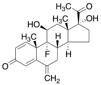 9Alpha-Fluoro-11Beta,17Alpha-dihydroxy-6-methylenepregna-1,4-diene-3,20-dione - image 1