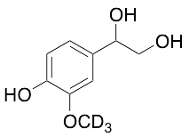 rac 4-Hydroxy-3-methoxyphenylethylene Glycol-d3 - image 1