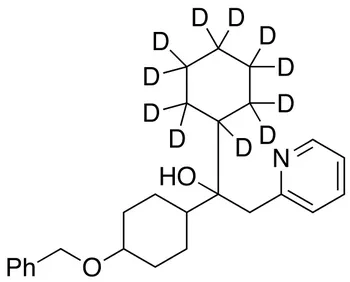 1-Cyclohexyl-1-(4-benzyloxycyclohexyl)-2-(2-pyridinyl)ethanol-d11(Mixture of Diastereomers) - image 1