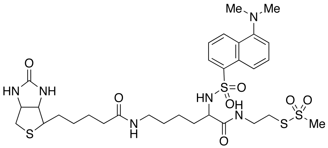 (N-Dansyl)biocytinamidoethyl Methanethiosulfonate - image 1