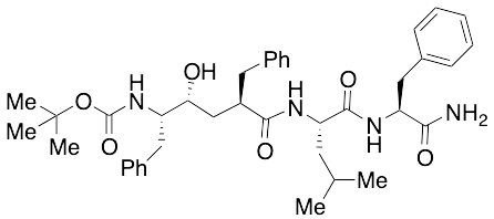 N-[(2R,4R,5S)-5-[[(1,1-Dimethylethoxy)carbonyl]amino]-4-hydroxy-1-oxo-6-phenyl-2-(phenylmethyl)hexyl]-L-leucyl-L-phenylalaninamide - image 1