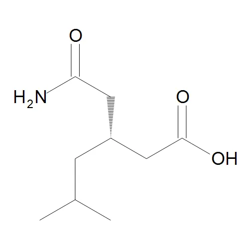 (R)-(-)-3-(Carbamoylmethyl)-5-methylhexanoic acid - image 1