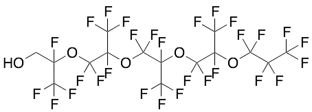 2,3,3,3-Tetrafluoro-2-[hexafluoro-2-[hexafluoro-2-[hexafluoro-2-[hexafluoro-2-(heptafluoropropoxy)propoxy]propoxy]propoxy]propoxy]-1-propanol; - image 1