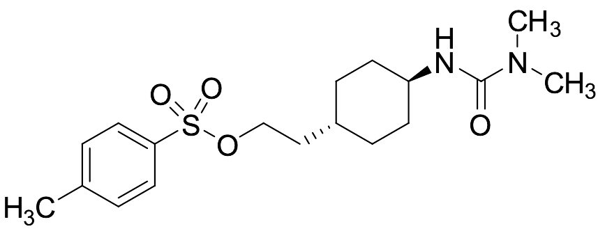 2-((1r,4r)-4-(3,3-Dimethylureido)cyclohexyl)ethyl 4-Methylbenzenesulfonate - image 1