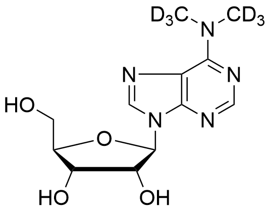 6-Dimethylaminopurine D-riboside-D6 - image 1