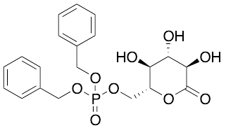 Dibenzyl (((2R,3S,4S,5R)-3,4,5-Trihydroxy-6-oxotetrahydro-2H-pyran-2-yl)methyl) Phosphate - image 1