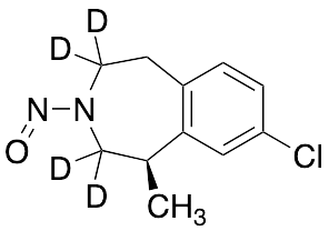 (R)-8-Chloro-1-methyl-3-nitroso-2,3,4,5-tetrahydro-1H-benzo[d]azepine-D4 - image 1