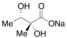 (2R,3S)-rel-2,3-Dihydroxy-2-methylbutanoic Acid Sodium Salt - image 1
