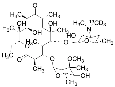 Erythromycin-13C,d3 - image 1