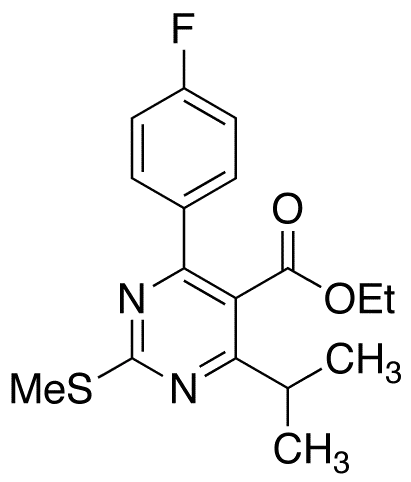 Ethyl 4-(4-Fluorophenyl)-6-isopropyl-2-methylthiopyrimidine-5-carboxylate - image 1
