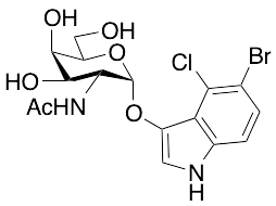 5-Bromo-4-chloro-3-indolyl 2-Acetamido-2-deoxy-Alpha-D-galactopyranoside - image 1