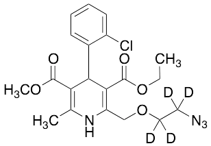 2-[(2-Azidoethoxy-d4)methyl]-4-(2-chlorophenyl)-3-ethoxycarbonyl-5-methoxycarbonyl)-6-methyl-1,4-dihydropyridine - image 1