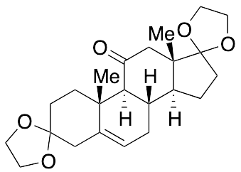 Androst-5-ene-3,11,17-trione, Cyclic 3,17-Bis(1,2-ethanediyl acetal) - image 1