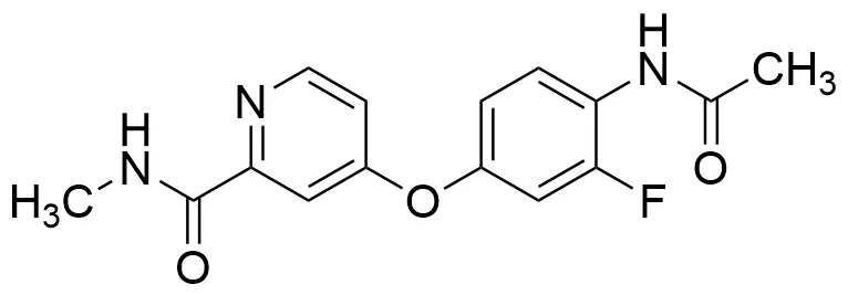 4-[4-(Acetylamino)-3-fluorophenoxy]-N-methyl-2-pyridinecarboxamide - image 1