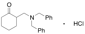 2-[(N,N-Dibenzylamino)methyl]cyclohexanone Hydrochloride - image 1