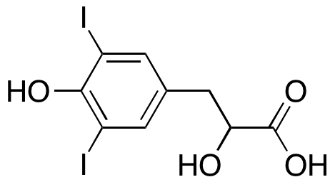 3,5-Diiodo-4-hydroxy-DL-phenyllactic Acid - image 1