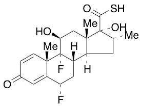 6a,9a-Difluoro-11b,17a-dihydroxy-16a-methyl-3-oxoandrosta-1,4-diene-17a-carbothioic Acid - image 1