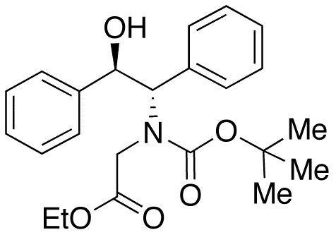 N-(tert-Butyloxycarbonyl)-N-[(1S,2R)-2-hydroxy-1,2-diphenylethyl]-glycine Ethyl Ester - image 1
