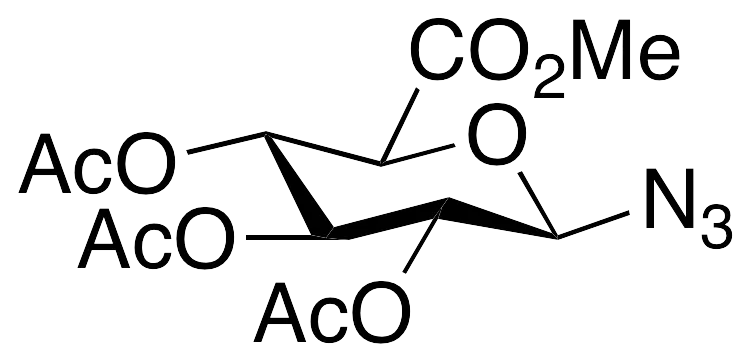 1-Azido-1-deoxy-D-glucuronate 2,3,4-Triacetate Methyl Ester - image 1