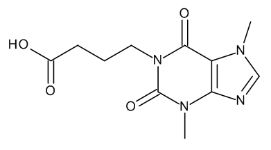 1-(3-Carboxypropyl)-3,7-dimethylxanthine - image 1