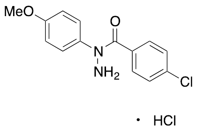4-Chloro-benzoic Acid 1-(4-Methoxyphenyl)hydrazide Hydrochloride - image 1
