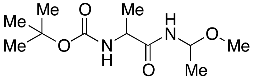 (1-((1-Methoxyethyl)amino)-1-oxopropan-2-yl)carbamic Acid tert-Butyl Ester - image 1
