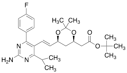 tert-Butyl-7-[4-(4-fluorophenyl)-6-isopropyl-2-aminopyrimidin-5-yl]-(3R,5S)-isopropylidene-(E)-6-heptenoate - image 1