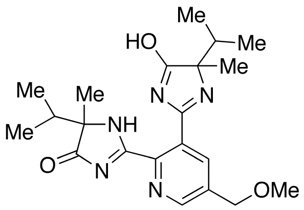 2,3-Bis(1,5-dihydro-5-methyl-5-(1-methylethyl-4H-Imadazol-4-one)-5-methoxymethyl Pyridine (Imazamox Impurity) - image 1