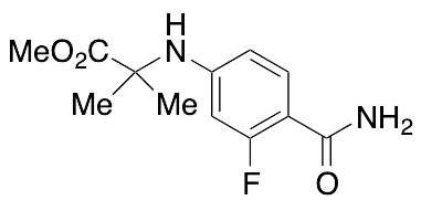 N-[4-(Aminocarbonyl)-3-fluorophenyl]-2-methylalanine Methyl Ester - image 1