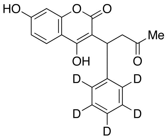 7-Hydroxy Warfarin-d5 - image 1