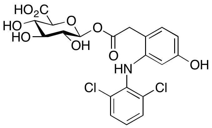 4-Hydroxy Diclofenac Acyl Glucuronide - image 1