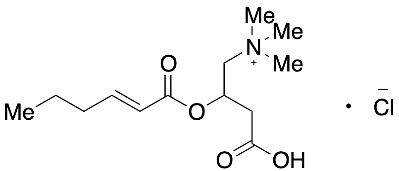 3-Carboxy-N,N,N-trimethyl-2-[(1-oxo-2-hexen-1-yl)oxy]-1-propanaminium Chloride Salt - image 1
