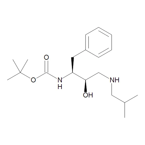 tert-Butyl [(1S,2R)-1-Benzyl-2-hydroxy-3-(isobutylamino)propyl]carbamate - image 1