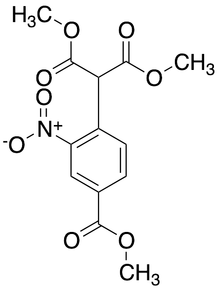 1,3-Dimethyl 2-[4-(methoxycarbonyl)-2-nitrophenyl]propanedioate - image 1