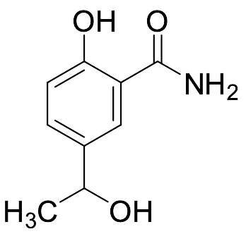 2-Hydroxy-5-(1-hydroxyethyl)benzamide - image 1