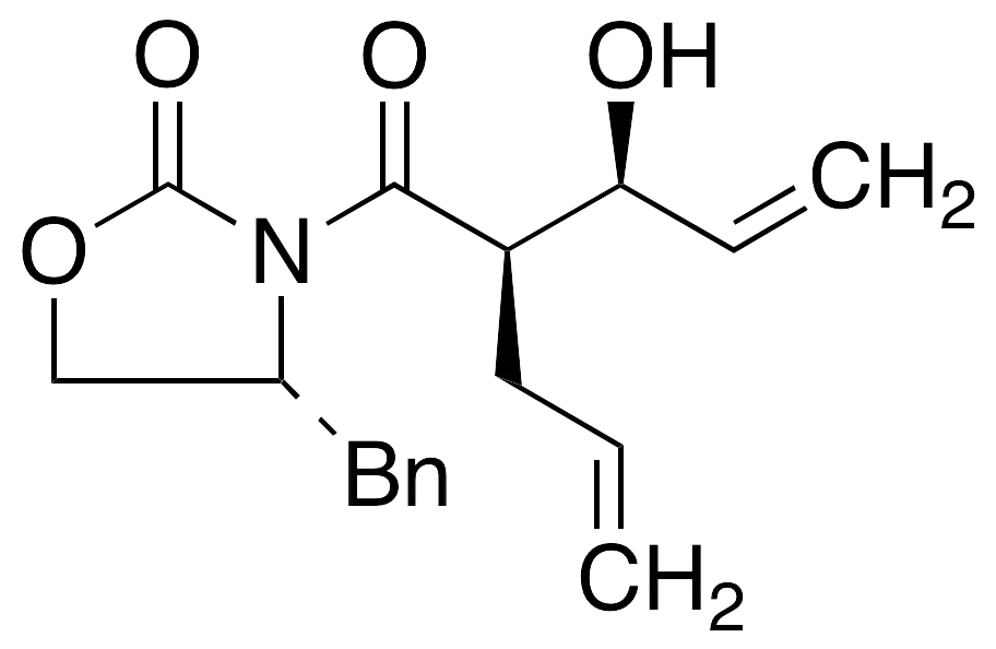 (4R)-3-[(2R,3S)-3-Hydroxy-1-oxo-2-(2-propen-1-yl)-4-penten-1-yl]-4-(phenylmethyl)-2-oxazolidinone - image 1