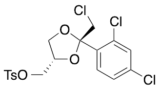 ((2R,4S)-2-(Chloromethyl)-2-(2,4-dichlorophenyl)-1,3-dioxolan-4-yl)methyl 4-Methylbenzenesulfonate - image 1