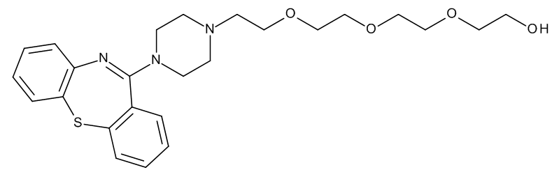 2-[2-[2-[2-(4-Dibenzo[b,f][1,4]thiazepin-11-yl-1-piperazinyl)ethoxy]ethoxy]ethoxy]ethanol - image 1
