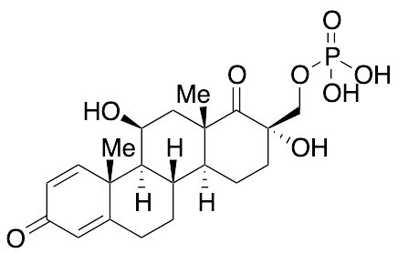 11beta,17alpha-Dihydroxy-17-[(phosphonooxy)methyl]-D-homoandrosta-1,4-diene-3,17a-dione (>85%) - image 1