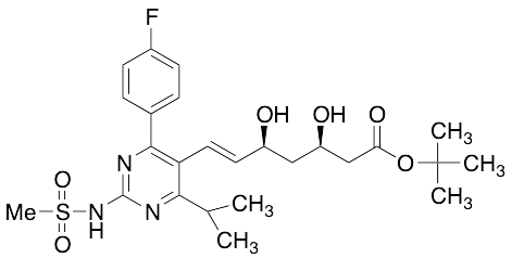 tert-Butyl-7-[4-(4-fluorophenyl)-6-isopropyl-2-mesylaminopyrimidin-5-yl]-(3R,5S)-dihydroxy-(E)-6-heptenoate - image 1