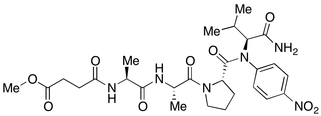N-Methoxysuccinyl-Ala-Ala-Pro-Val p-Nitroanilide - image 1
