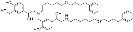 Salmeterol Dimer Impurity (Mixture of Diastereomers) - image 1