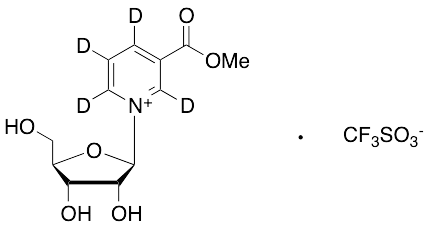 Nicotinic Acid Riboside-d4 Methyl Ester Triflate - image 1