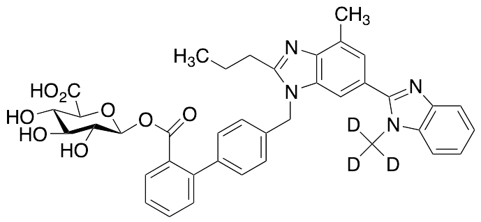 Telmisartan-d3 Acyl-Beta-D-glucuronide - image 1