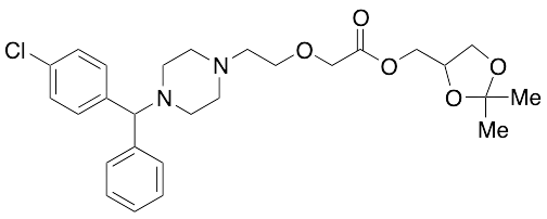 Cetirizine (2,2-Dimethyl-1,3-dioxolan-4-yl)methyl ester - image 1