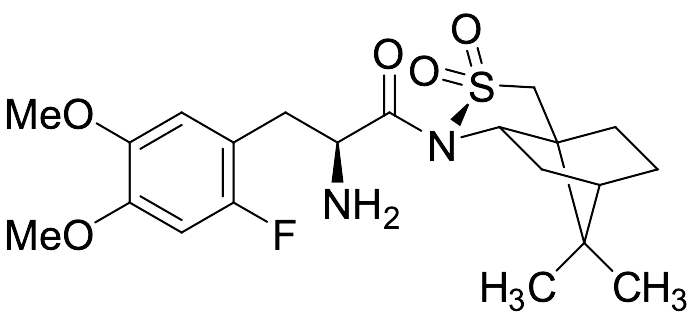 1-(8,8-Dimethyl-2,2-dioxidotetrahydro-3H-3a,6-methanobenzo[c]isothiazol-1(4H)-yl) 6-Fluoro L-DOPA - image 1