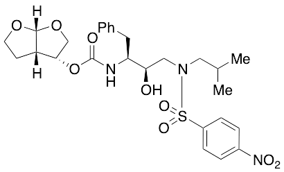 N-[(1S,2R)-2-Hydroxy-3-[(2-methylpropyl)[(4-nitrophenyl)sulfonyl]amino]-1-(phenylmethyl)propyl]carbamic Acid (3R,3aS,6aR)-Hexahydrofuro[2,3-b]furan-3-yl Ester - image 1