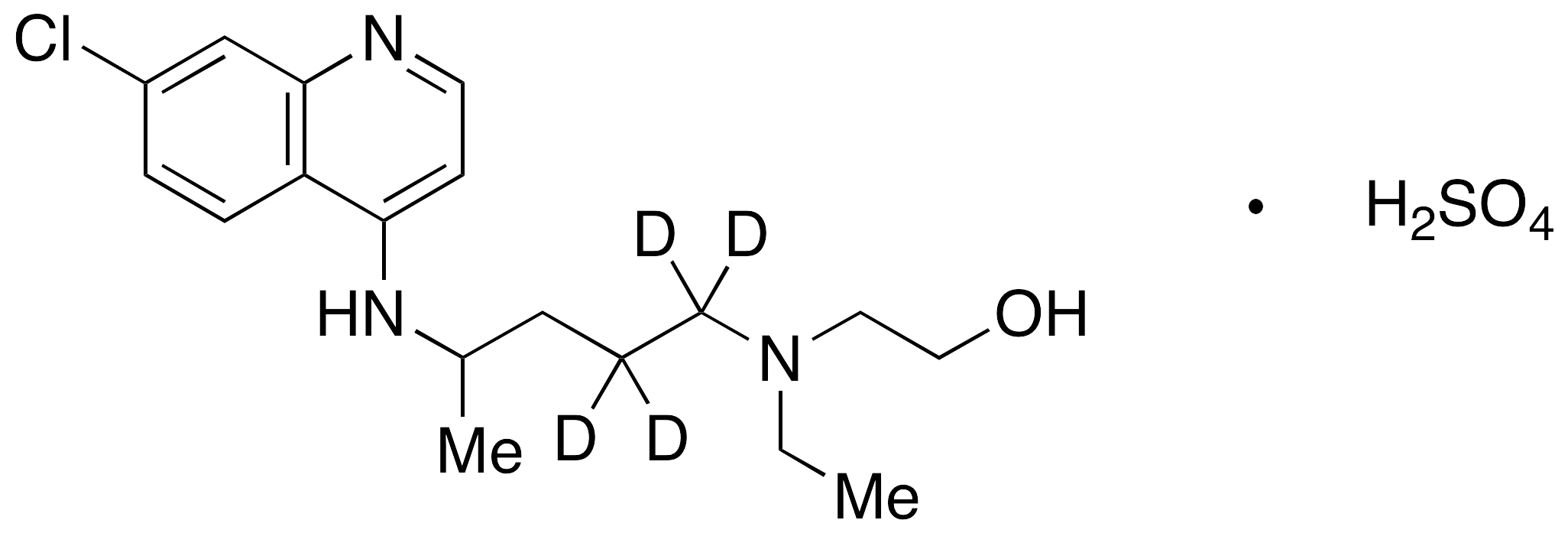 Hydroxychloroquine-d4 Sulfate - image 1