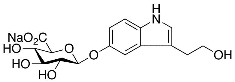 5-Hydroxy Tryptophol Beta-D-Glucuronide Sodium Salt - image 1